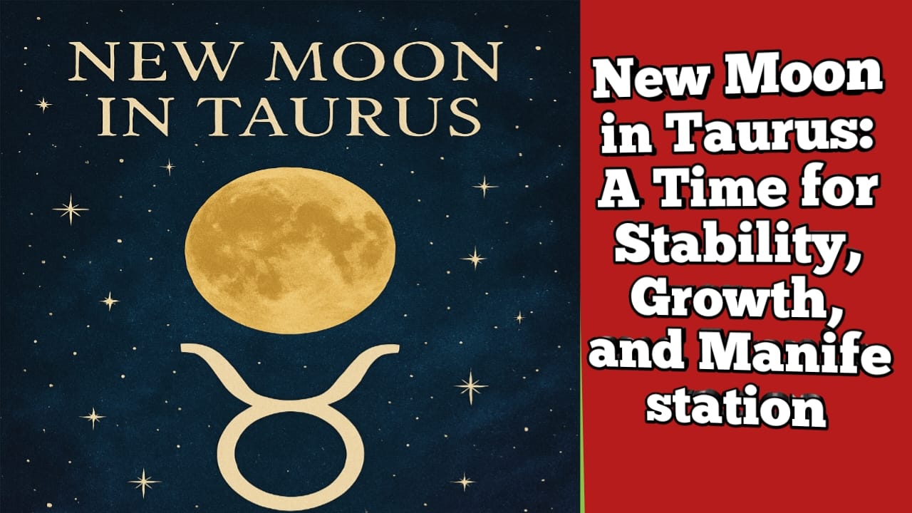 New Moon in Taurus: A Time for Stability, Growth, and Manifestation