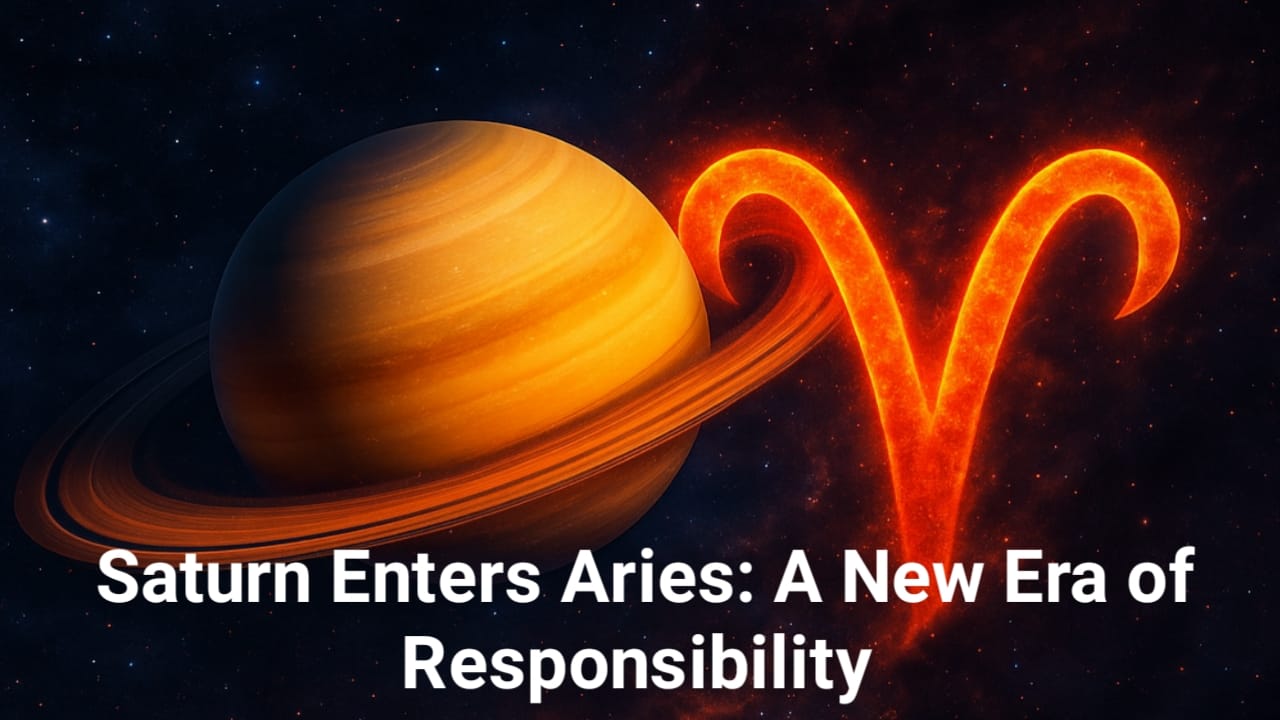 Saturn Enters Aries: A New Era of Responsibility