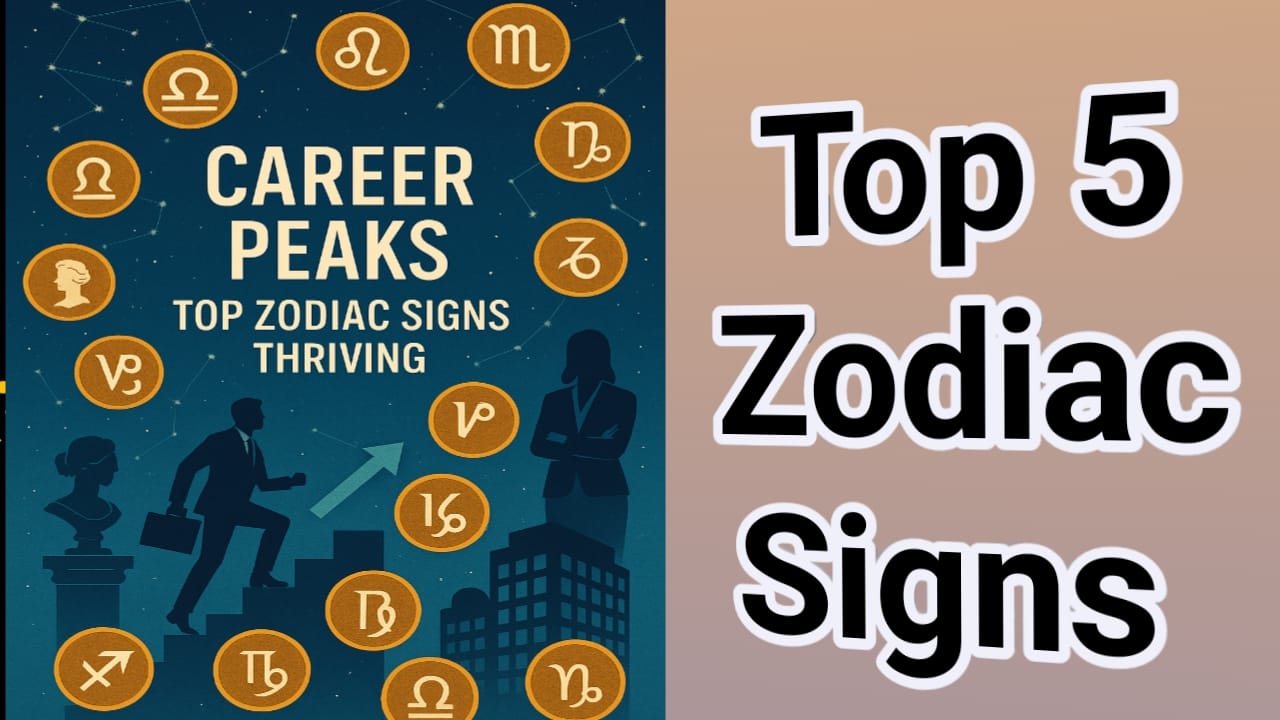 Career Peaks: Top 5 Zodiac Signs Thriving Professionally