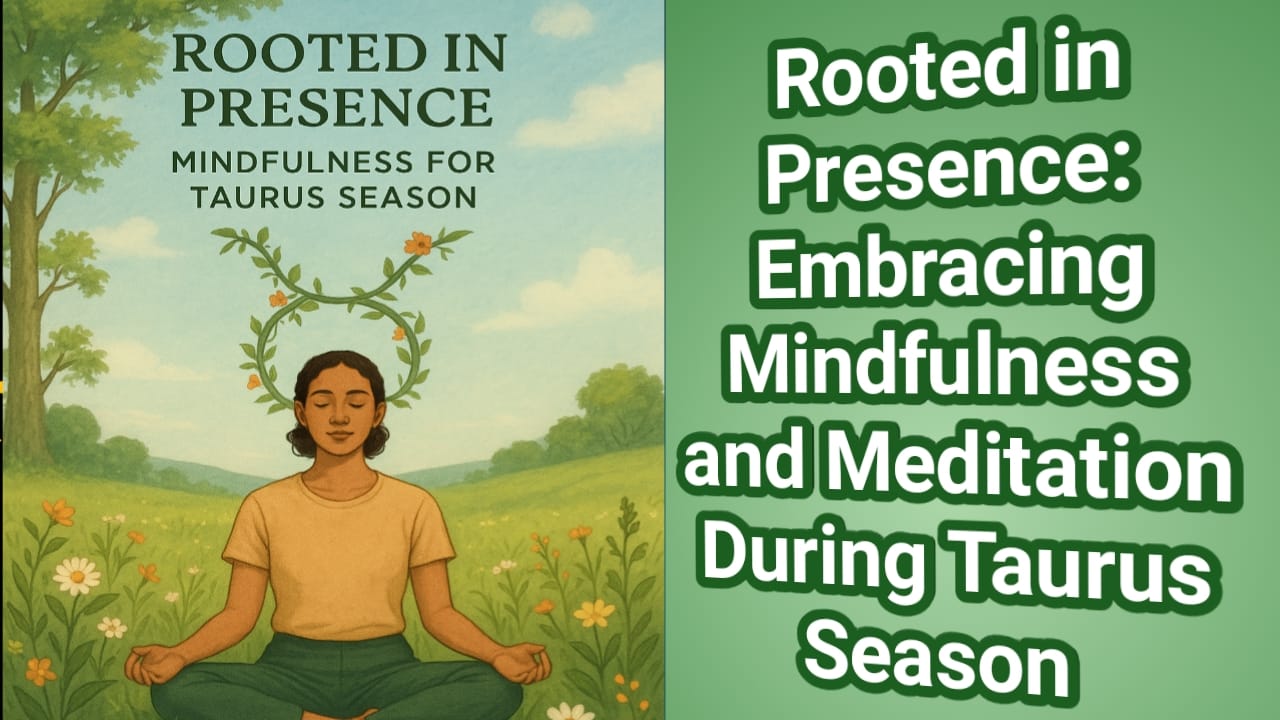 Rooted in Presence: Embracing Mindfulness and Meditation During Taurus Season
